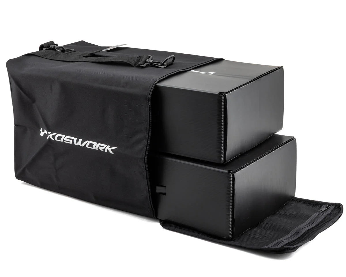 Koswork 1/10 Smart Dual Car Carrying Bag (w/2 Carrying Cases) (495×305×345mm)