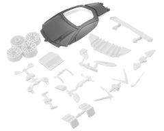 Kyosho Mini-Z MA-020 Chevrolet Corvette C8.R Body (Unpainted) KYOMZN215