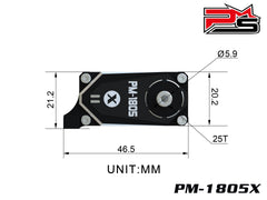 PM-1805X New Brushless Motor HV Waterproof Low Profile Digital Servo