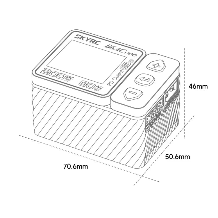 SKYRC B6AC Neo Balance Charger 200W/60W for LiPo Batteries