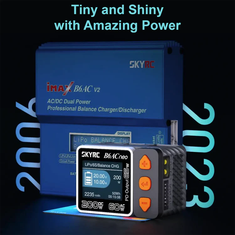 SKYRC B6AC Neo Balance Charger 200W/60W for LiPo Batteries