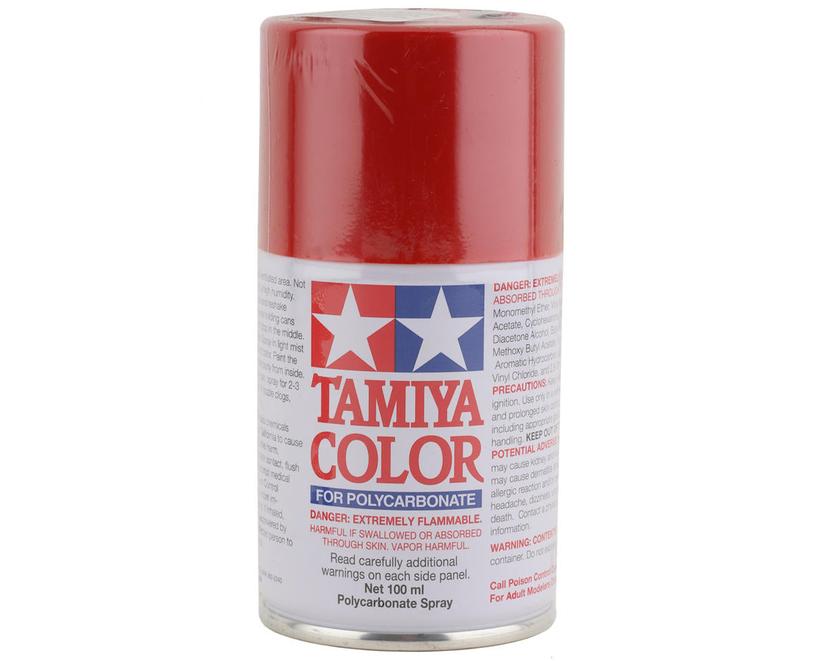 Tamiya PS-60 Bright Mica Red Lexan Spray Paint (100ml) TAM86060