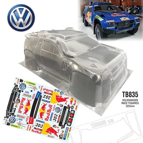 Volkswagen Race Touareg ボディ TB835 Volkswagen Race Touareg (325mm) fits Traxxas RAlly