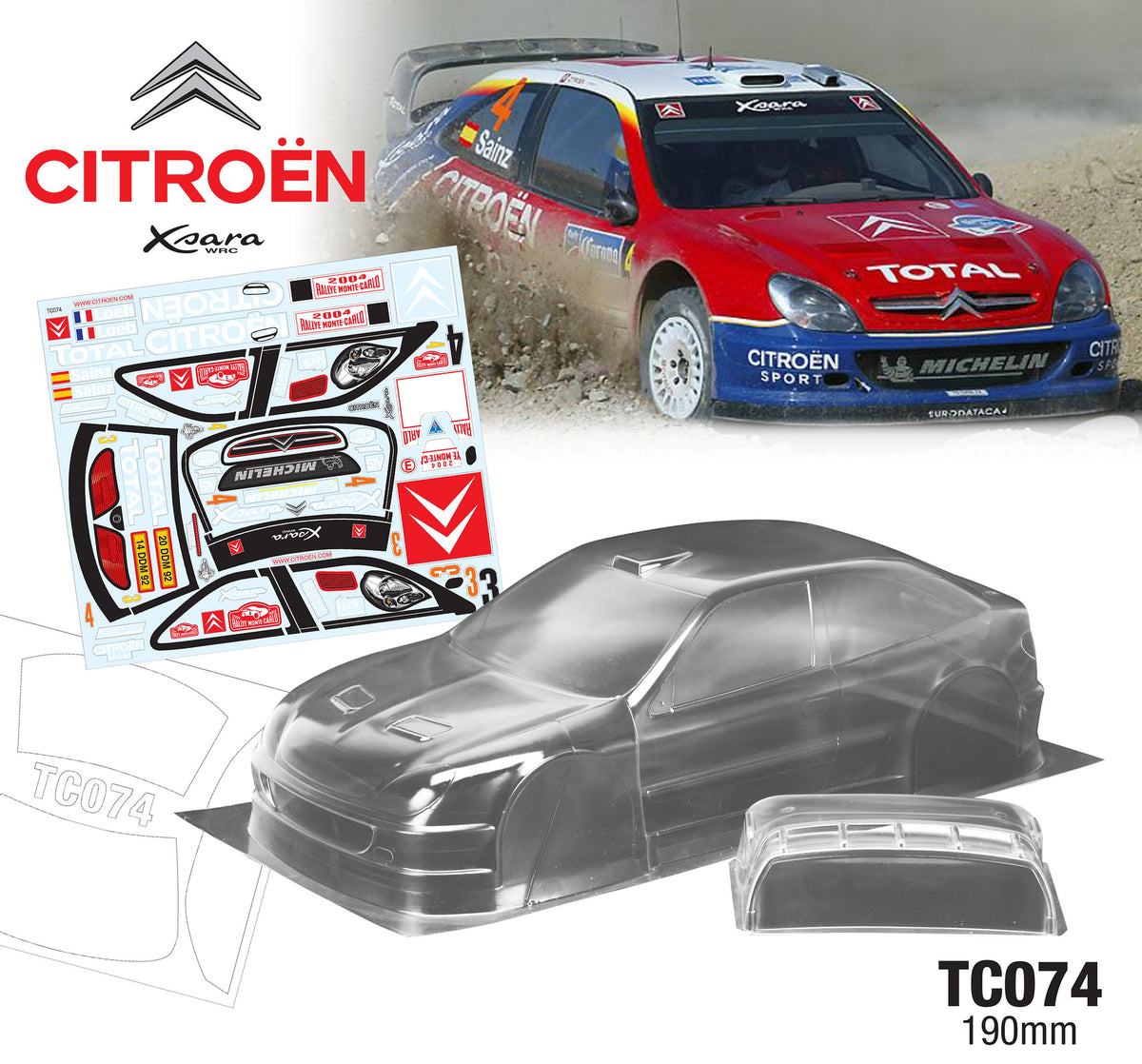 TC074 1/10 Citroen WRC