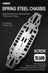 WEiRC 1.2mm Spring Steel Chassis Tamiya TRF421