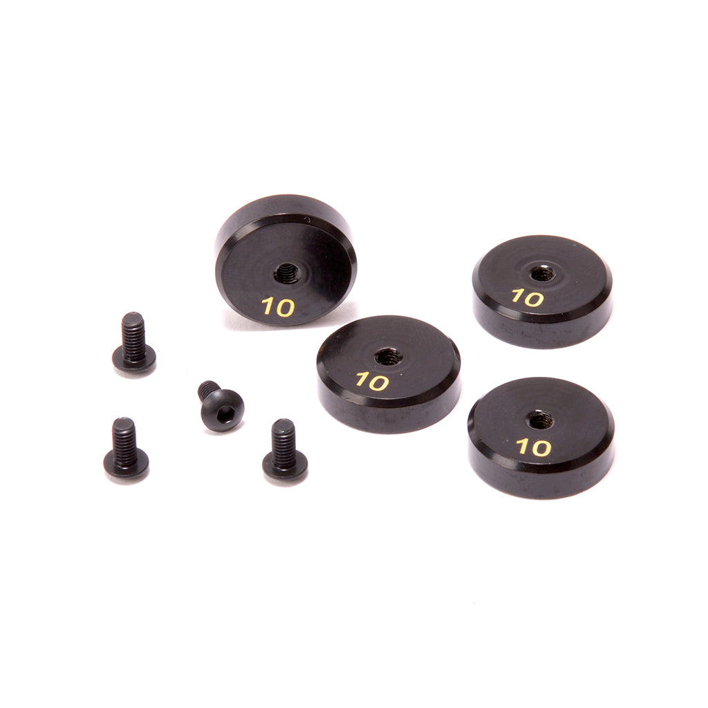 U8774 Brass Circular Weight 10g (pk4)